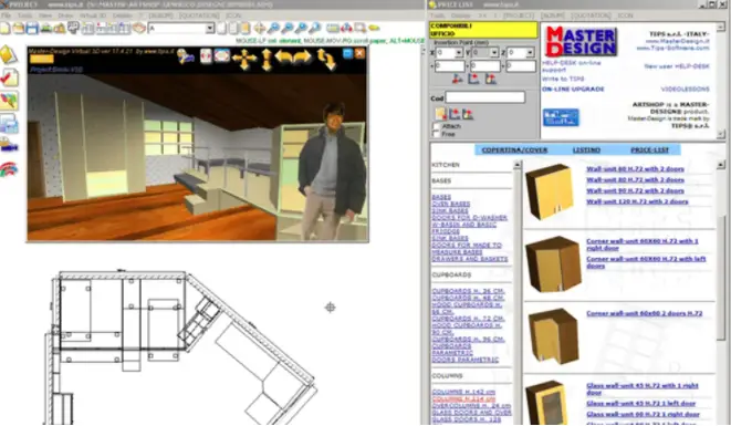 Master Design ART-SHOP X-Lite es un programa para crear muebles muy interesante