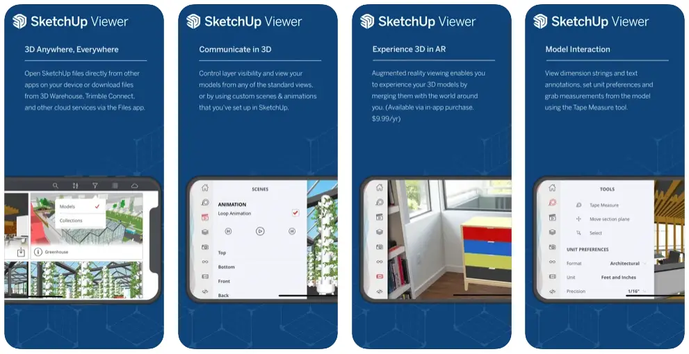 Sketchup - app para diseñar muebles ios y Android