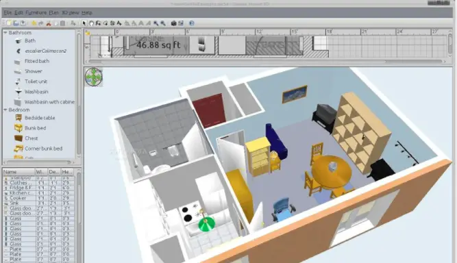 Sweet Home 3D es otro programa para crear muebles en PC y Mac