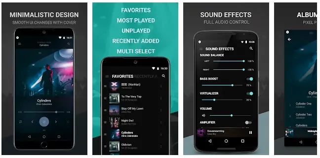 App BlackPlayer Free Music Player para escuchar música sin internet