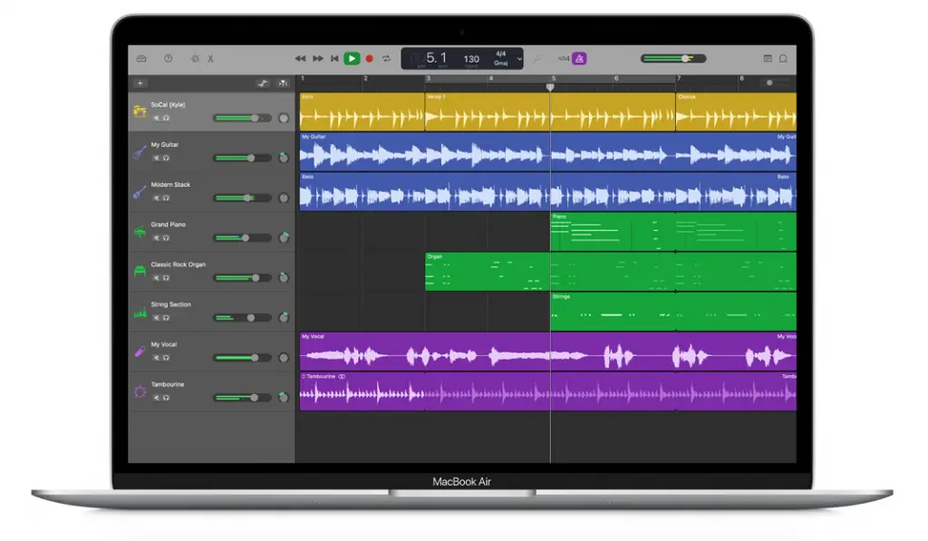 Apple Garageband Programa Para Recortar Audio En Ios