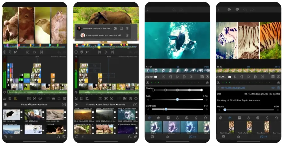 LumaFusion app para mezclar videos celular