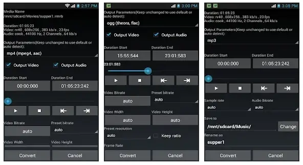 Media Converter App Para Cortar Canciones En Android