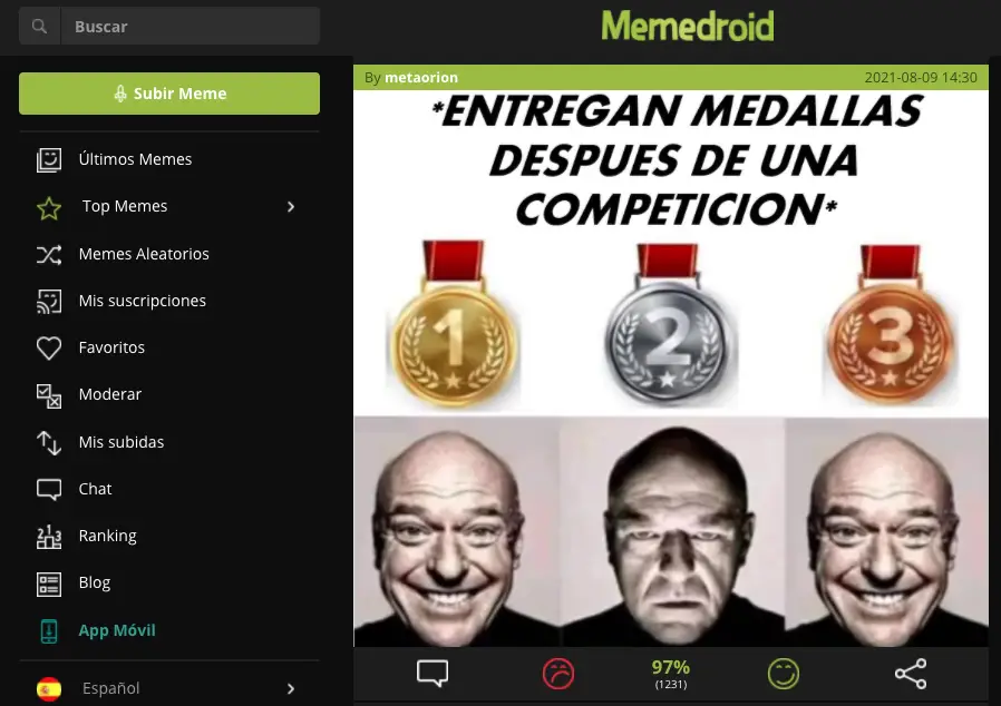 Memedroid Otro Sitio Web Generador De Memes Online Y Con Apps Android E Ios