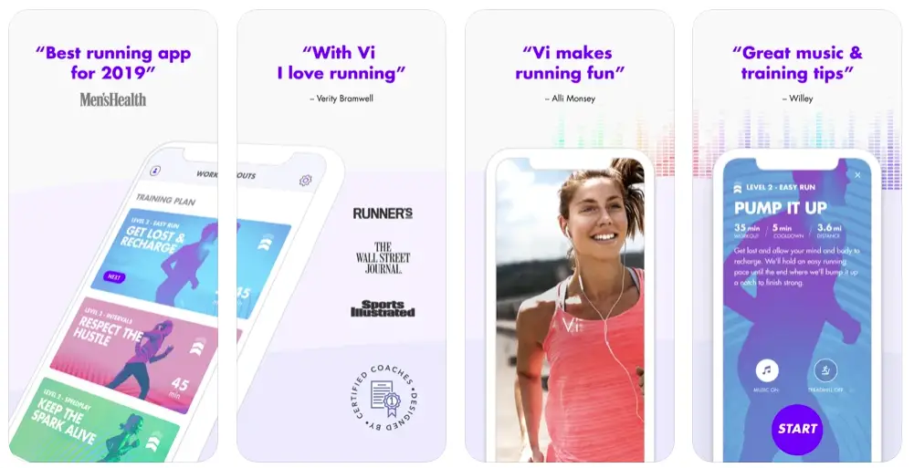 Vi Entrenador De Running Con Datos Biométricos (Android Y IOS)