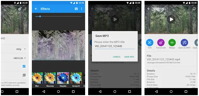 VidTrim Video Editor - genial app para unir videos
