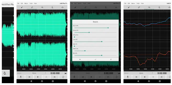 WavStudio aplicación para cantar y arreglar la voz