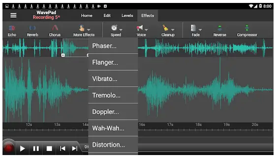 Wavepad Audio Editor Free App Para Editar Canciones