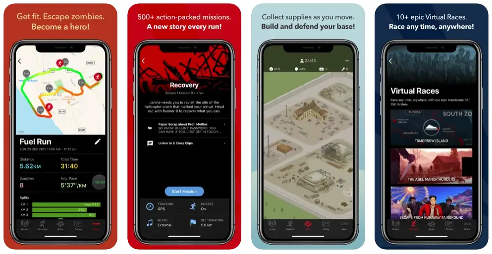 Zombies Run Aplicación Para Correr Mediante Un Juego (Android Y IOS)