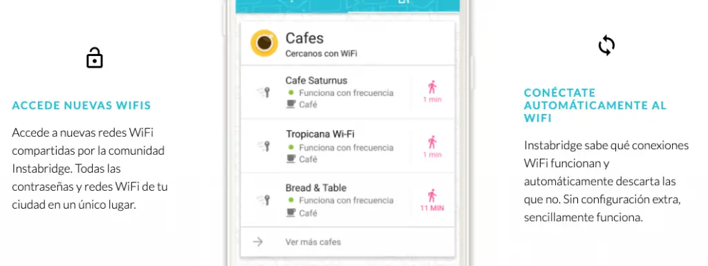 Instabridge es una aplicación para tener internet gratis en tu celular