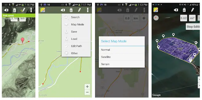 Maps Ruler Aplicación Regla Para Medir Espacios [android]