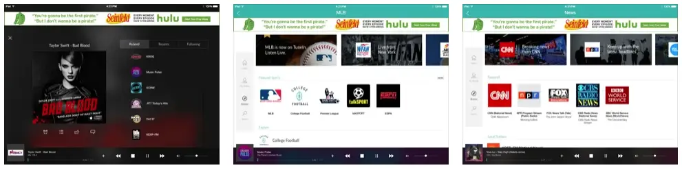 Tunin.fm App Para Escuchar La Radio Online En La Tv