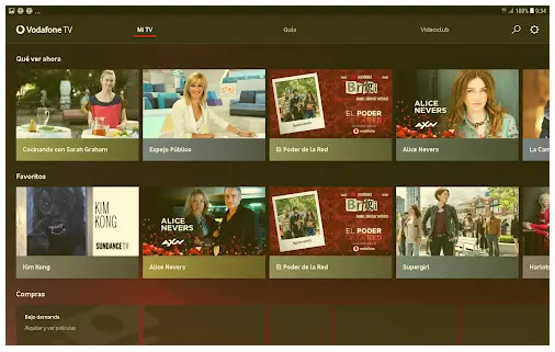 Vodafone Tv Aplicación De Series Y Películas Para Smart Tv