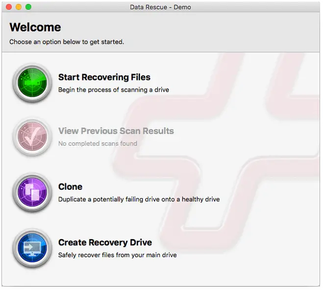 Data Rescue 5 para restaurar datos en Mac