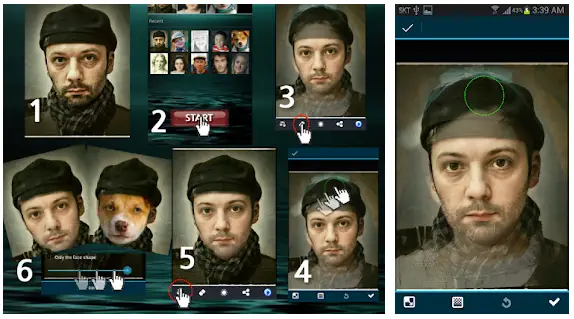 Multi Face Blender app aplicación mezclar rostros
