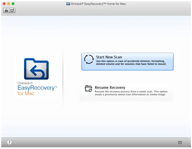 Ontrack EasyRecovery es un software para restablecer datos en Mac