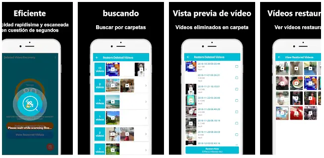 Recuperación de vídeo con App de Android