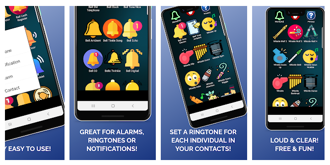 Bells And Whistles Ringtones App De Tonos De Mensaje Y Llamada