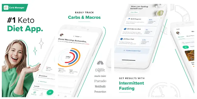 Carb Manager App Para Registar Las Calorías Consumidas Y Macronutrientes