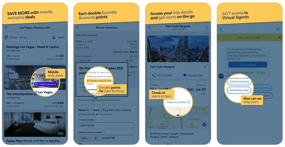Expedia App Para Reservar Vuelos, Hoteles Y Coches De Alquiler
