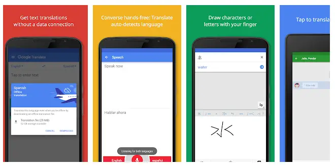 Google Translate Reconocida Aplicación Para Traducir Diferentes Idiomas