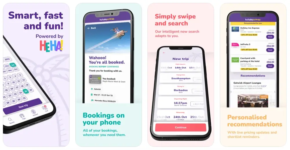 Heha! Holiday Extras Una App Parecida A Un Asesor De Viajes Virtual