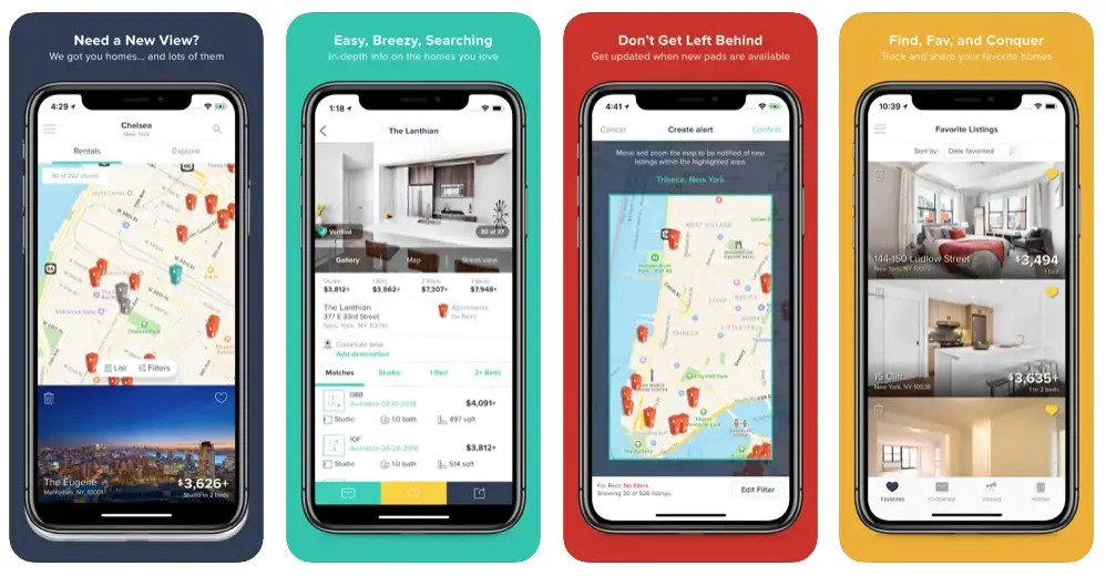 Hotpads App Con Listas De Apartamentos Para Rentar En Eeuu