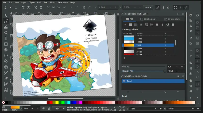 Inkscape Es Utilizado Por Muchos Diseñadores Profesionales