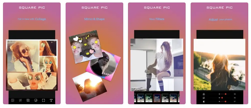 Square Pic App Para Cambiar La Opacidad Y Enfoque Del Fondo De Una Imágen
