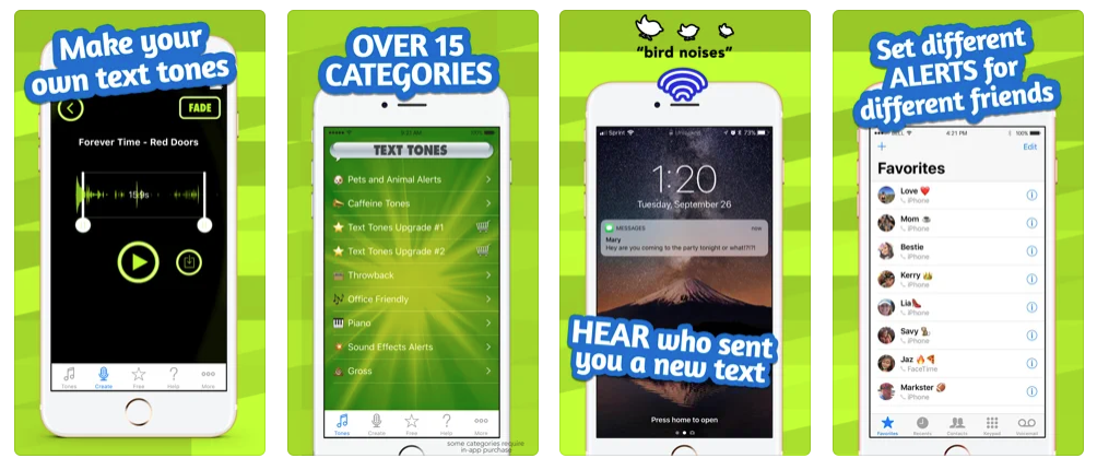 Text Tones App De Ringtones Clásicos De Películas Y Sonidos