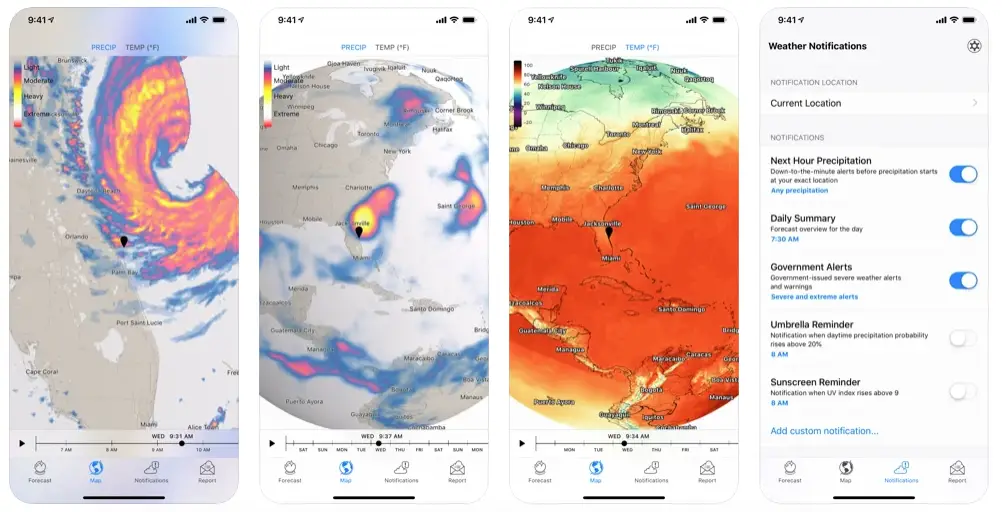 Dark Sky   App Del Clima Para Tormentas [ios]