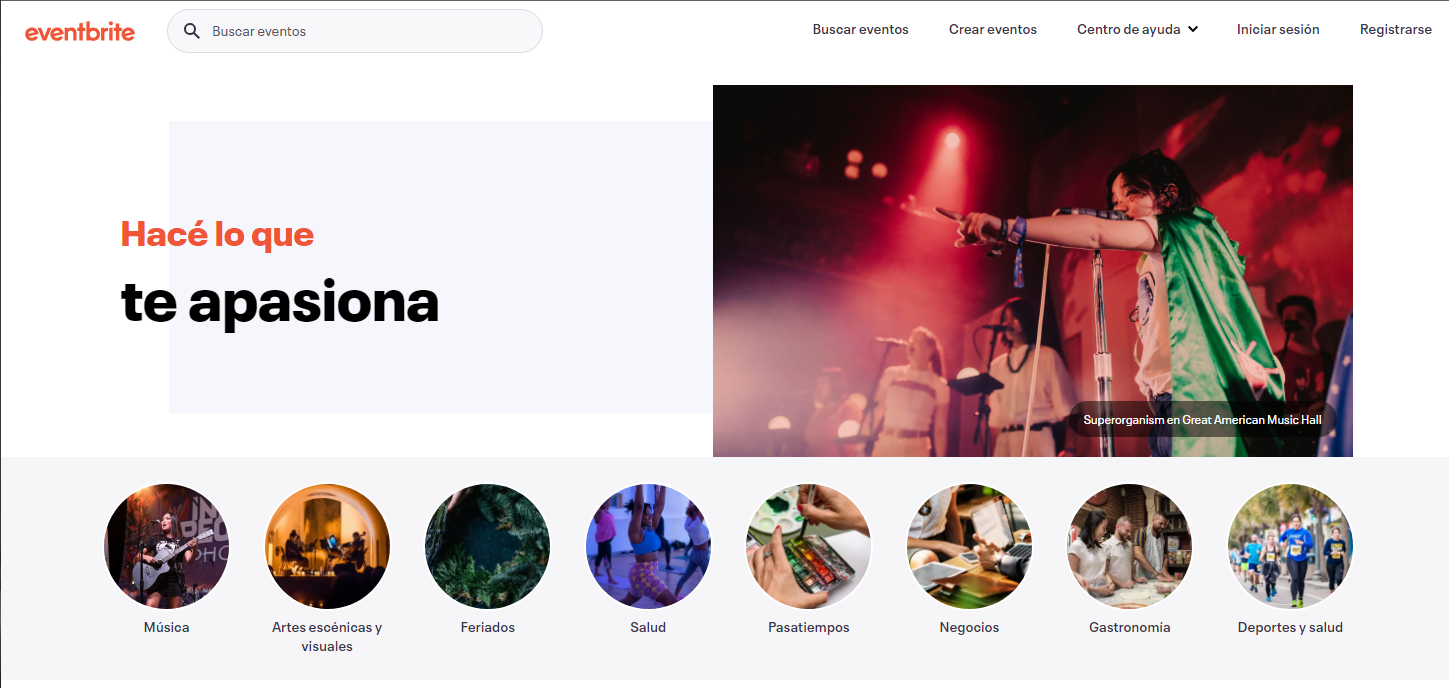 Eventbrite Gestión de Inscripciones para Eventos en Línea