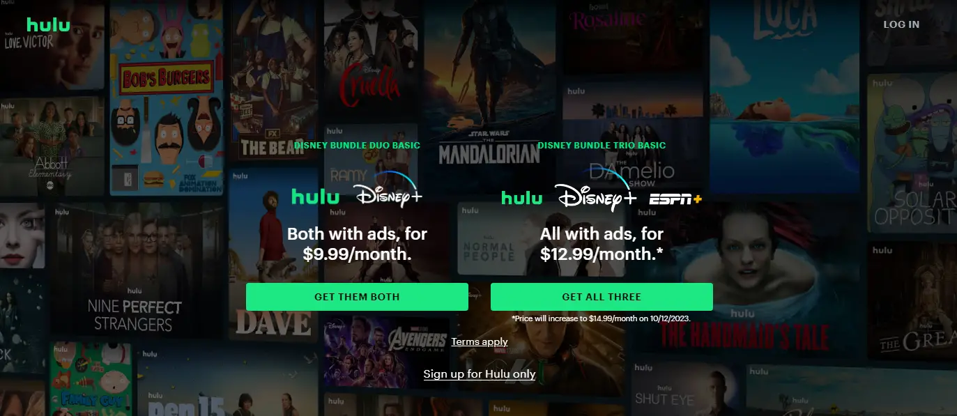 Hulu Combinando Contenido en Vivo y Bajo Demanda
