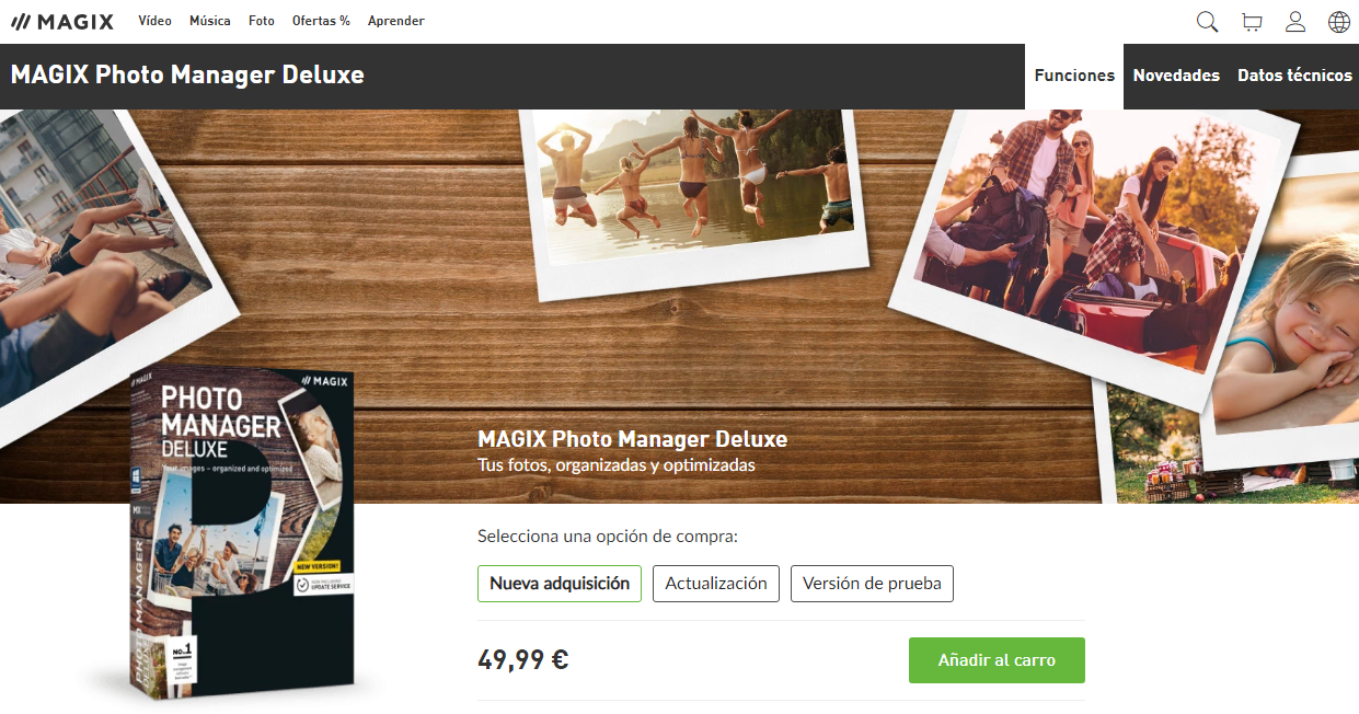 Magix Photo Manager Un software de gestión de fotos