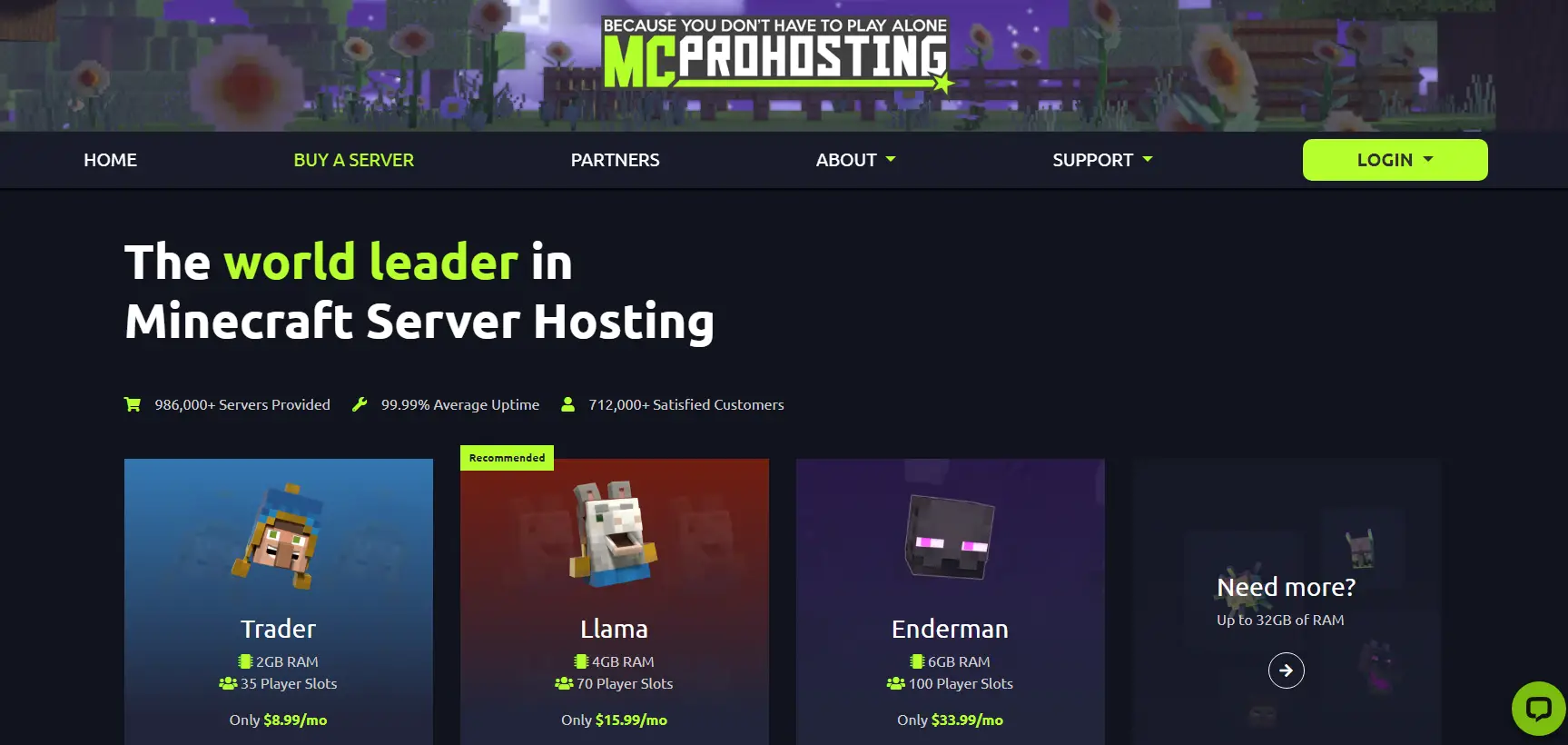 MCProHosting Hosting de Servidores de Juegos para Minecraft y Más