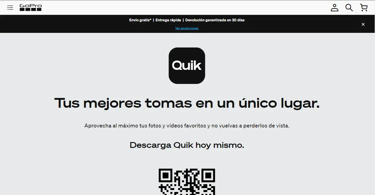 Quik Edición de video rápida y sencilla en Android