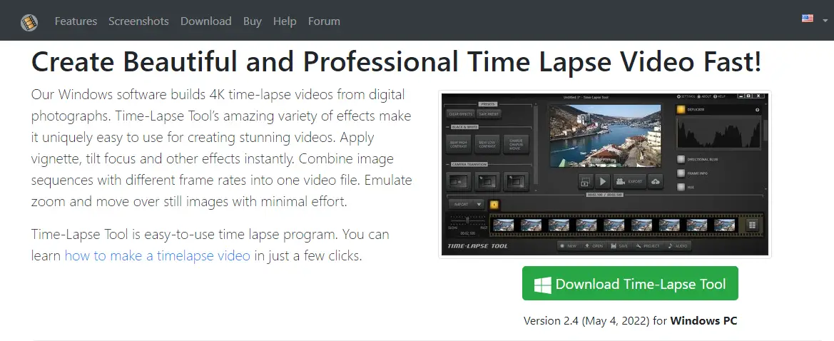 Time Lapse Tool Simplicidad Profesional