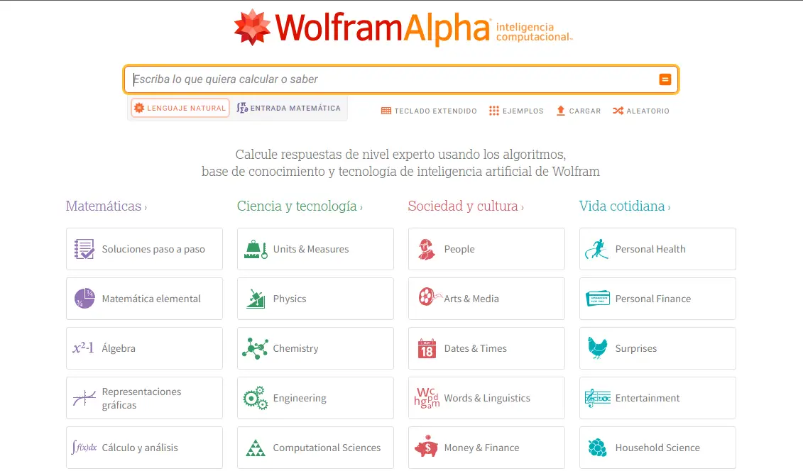 Wolfram Alpha Tu Motor de Conocimiento Computacional