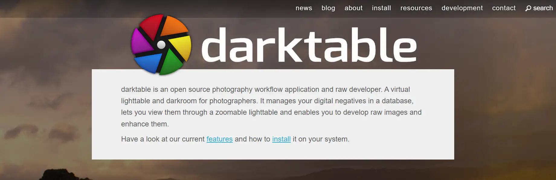 Darktable Software de Edición de Fotografías de Código Abierto