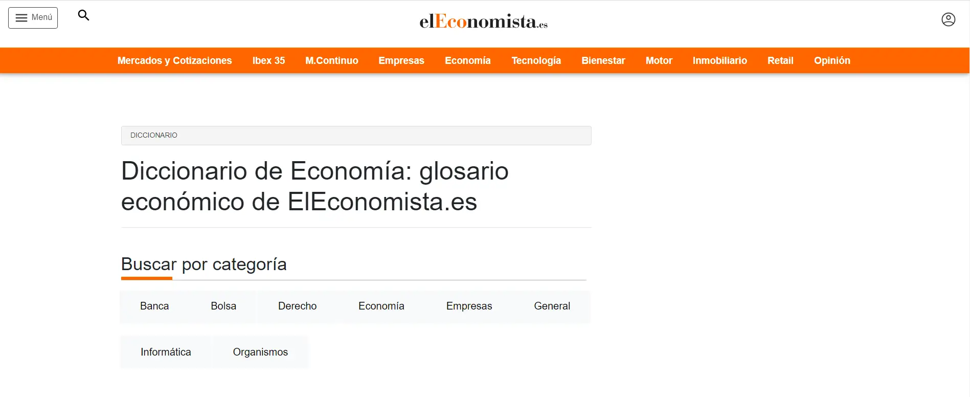 Diccionario de Economía Guía Práctica de Términos Económicos