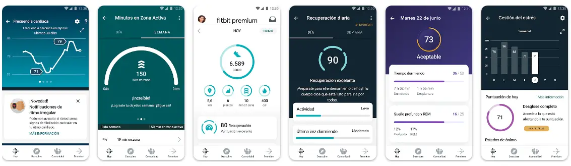 Fitbit Monitorización Integral de la Salud