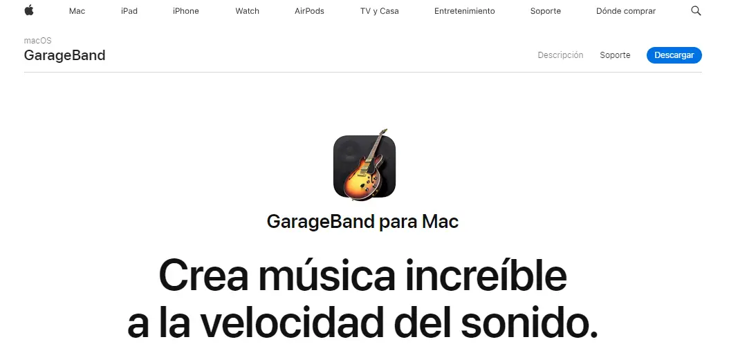 Garage Band Edición de Sonido en Dispositivos Apple