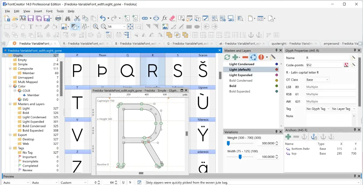 High Logic FontCreator Potente Software para Diseño de Tipografías
