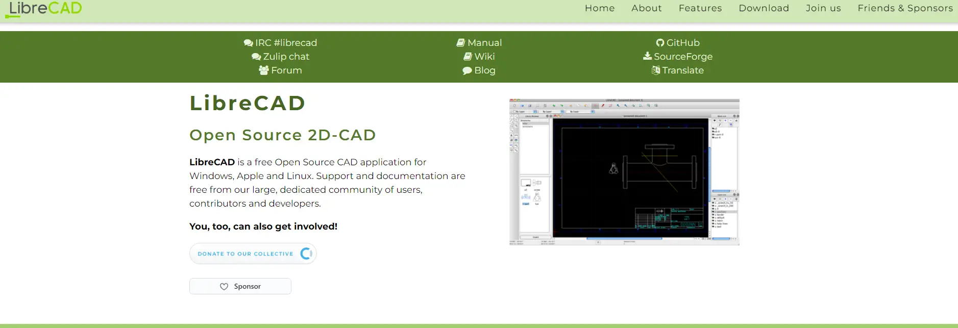 LibreCAD Diseño CAD 2D de Código Abierto