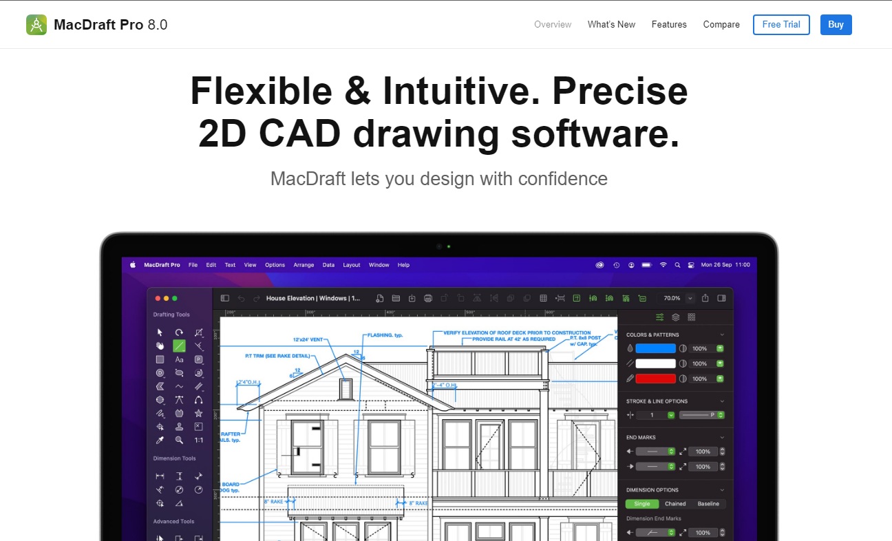 MacDraft Professional CAD 2D para Mac