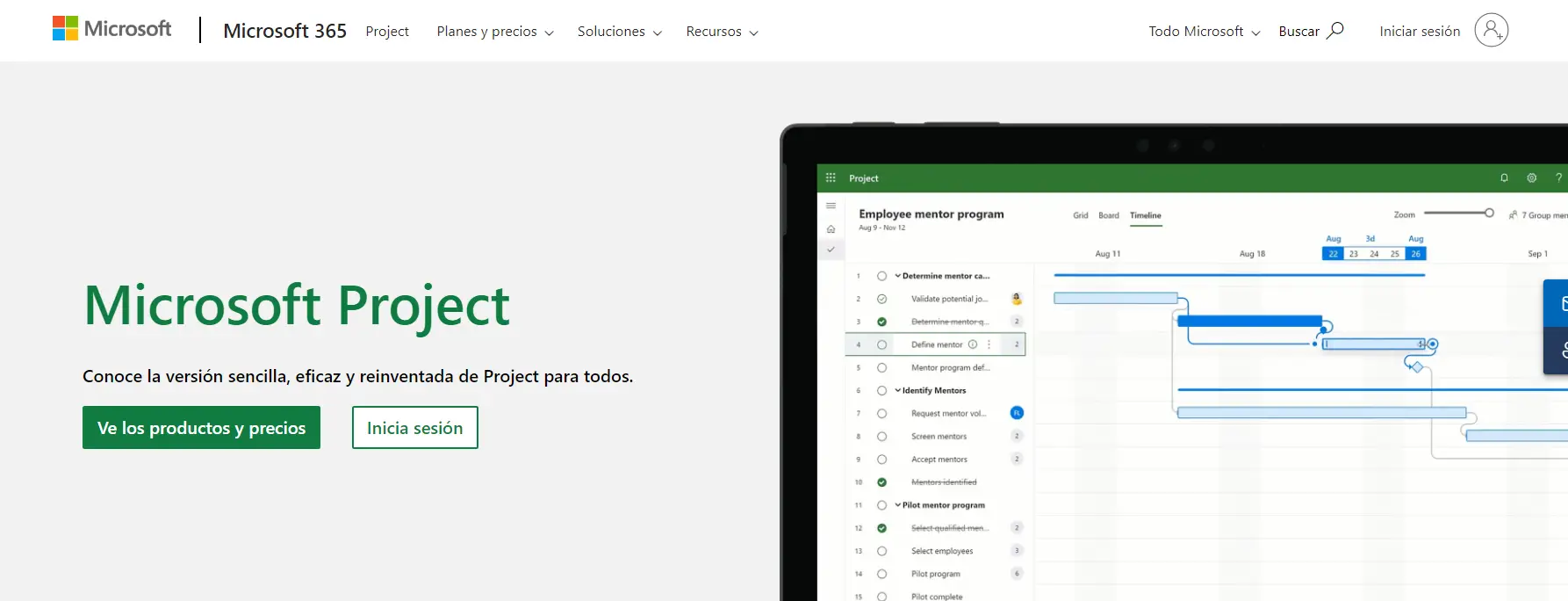 Microsoft Project Gestión integral de proyectos con enfoque en colaboración y datos