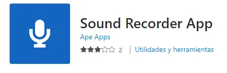 Microsoft Sound Recorder Grabación Básica de Audio