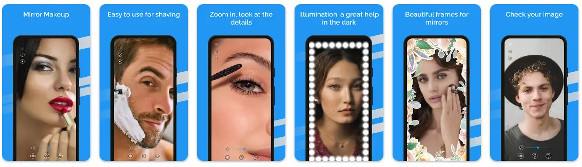 Mirror Herramientas de Maquillaje Virtual y Embellecimiento Facial en Tiempo Real