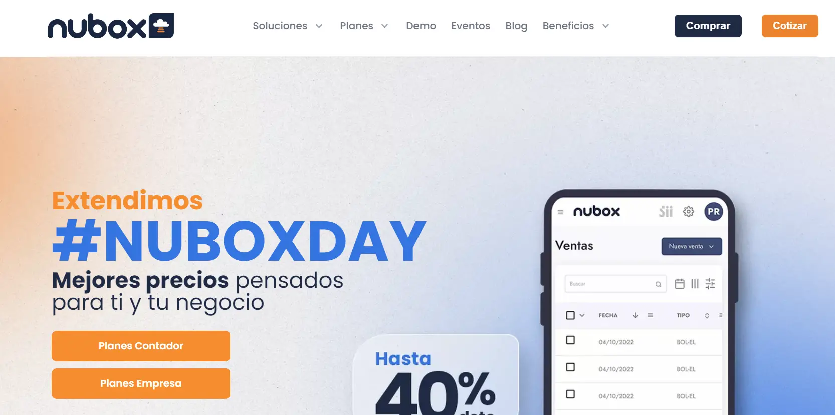 Nubox Gestión Empresarial en la Nube
