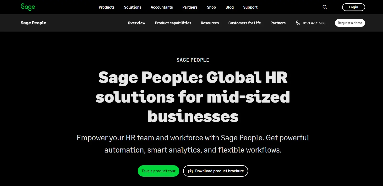 Sage Business Cloud People Solución para Empresas Medianas y Multinacionales
